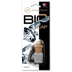 Жидкий ароматизатор в бутылочке, подвесной "BIO CAP". Аромат-"Black Ice"